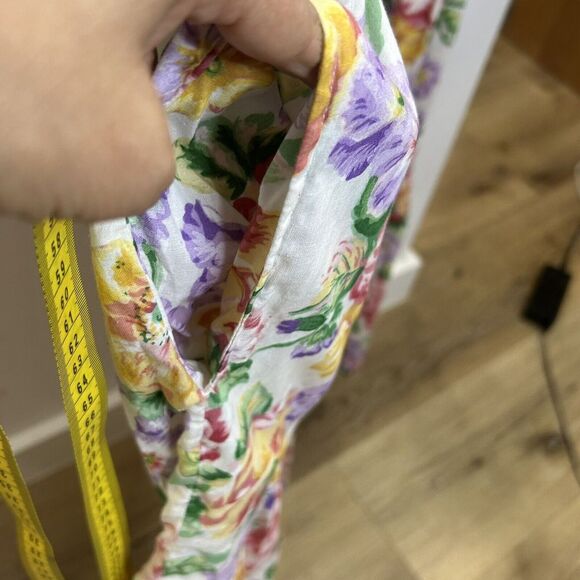 VINTAGE‎ 80' 90' KAMAR prairie Floral Dress 100% Cotton - Picture 7 of 10